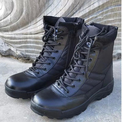 8 Inch 6 Inch All Leather Tactical Boots For Wide Feet Men 4e