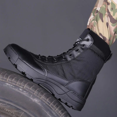 8 Inch 6 Inch All Leather Tactical Boots For Wide Feet Men 4e
