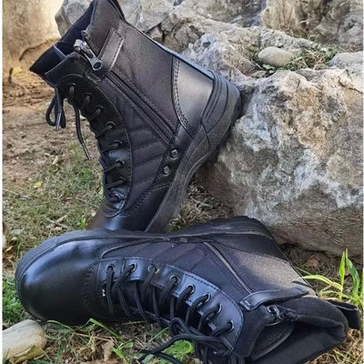 8 Inch 6 Inch All Leather Tactical Boots For Wide Feet Men 4e